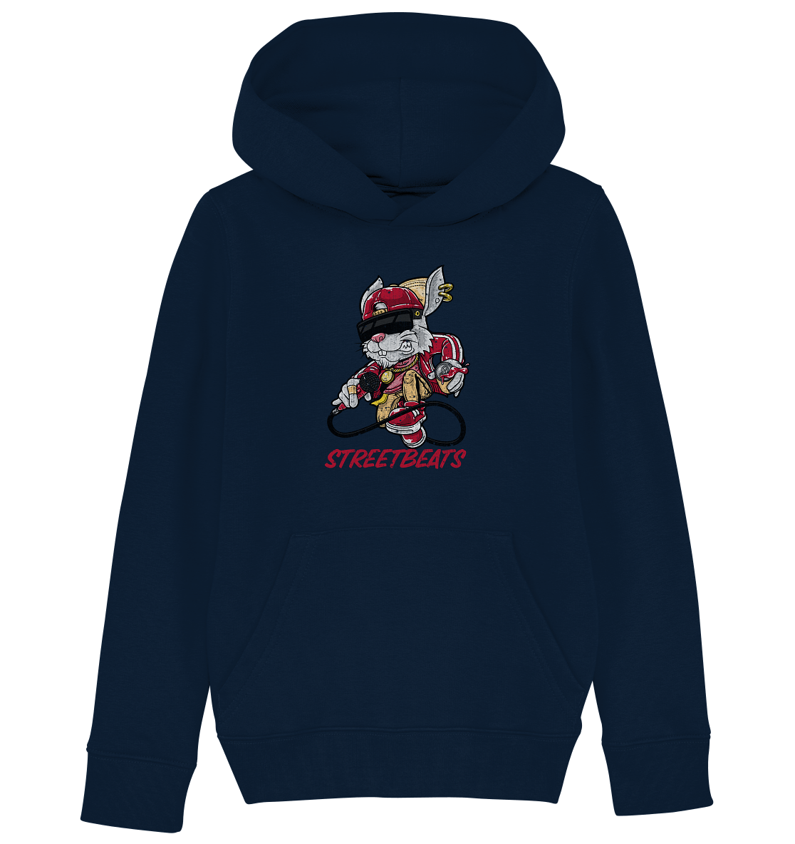 Kapuzenpulli mit modischen Hase in Hip Hop Style