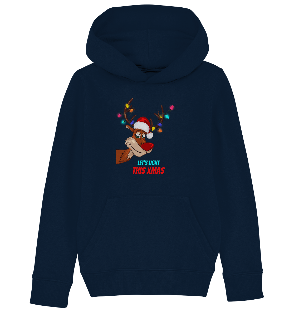 Rudolph-Pullover-Kinder-Weihnachtspullover-lets-light-this-xmas-navy-blue