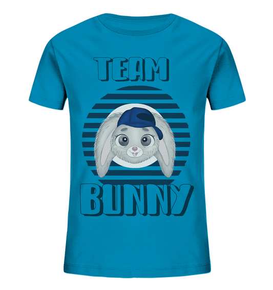 Maritime Shirt Hase Team Bunny blau Streifen T-Shirt mit Hase