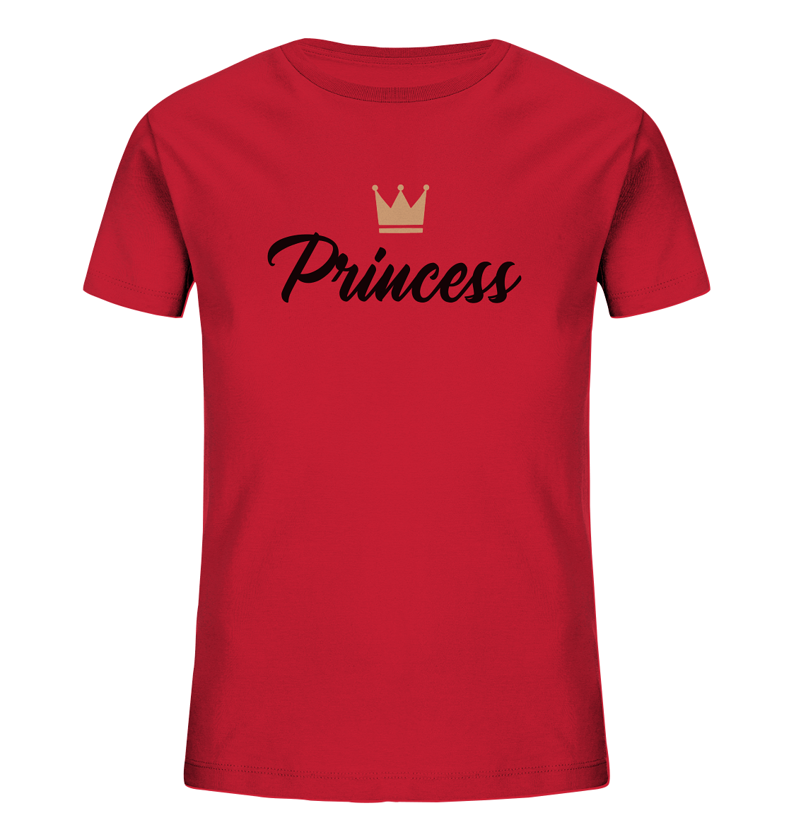 Princess Familienlook Kinder T-Shirt in rot