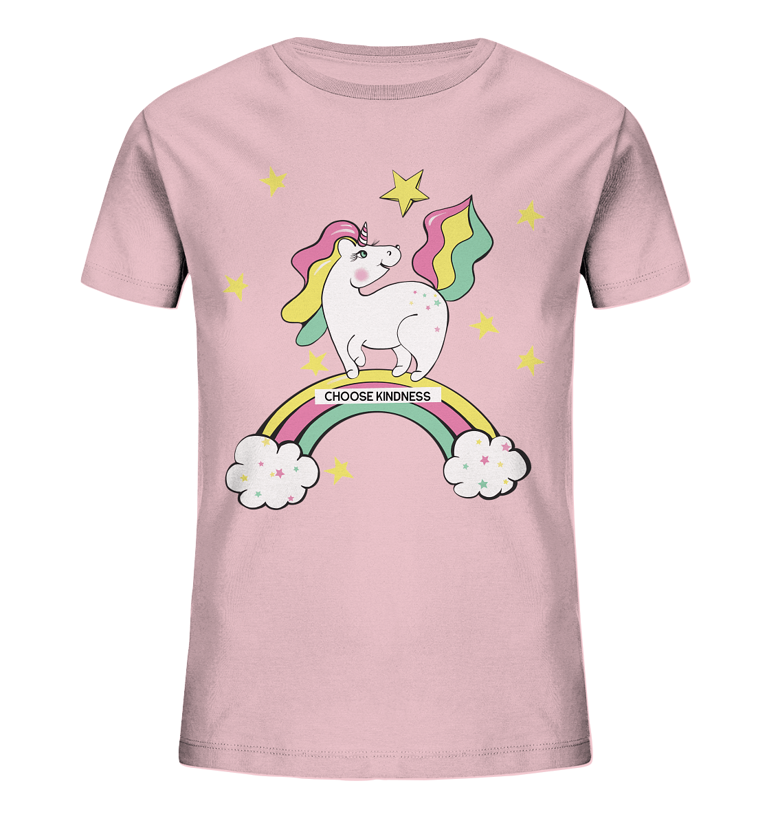 Einhorn T-Shirt Unicorn auf dem Regenbogen einhorn t shirt