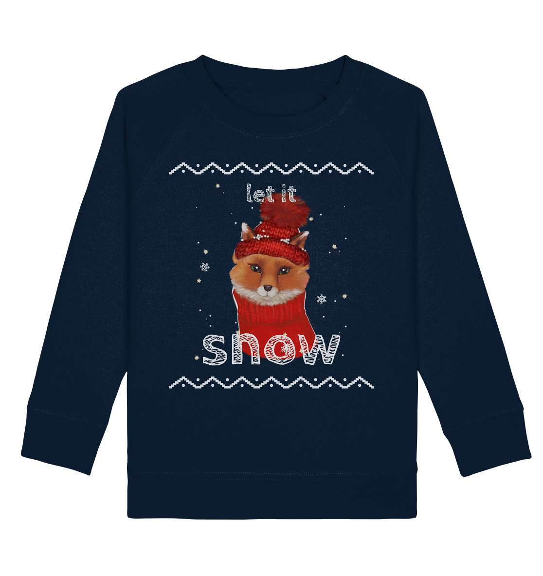 Fuchs pullover Sweatshirt Let it snow