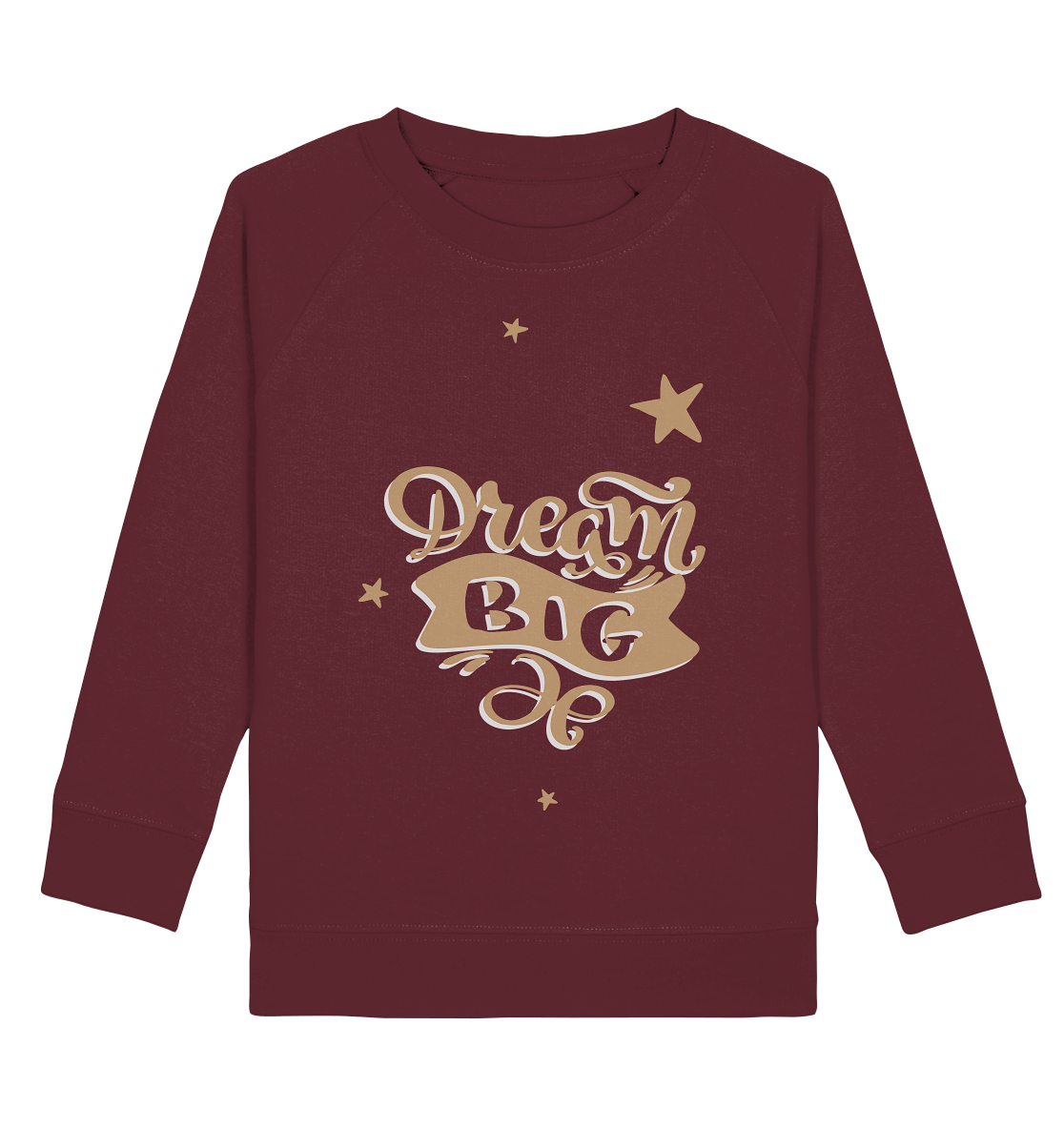 Dream Big Sweatshirt für mädchen in burgundi