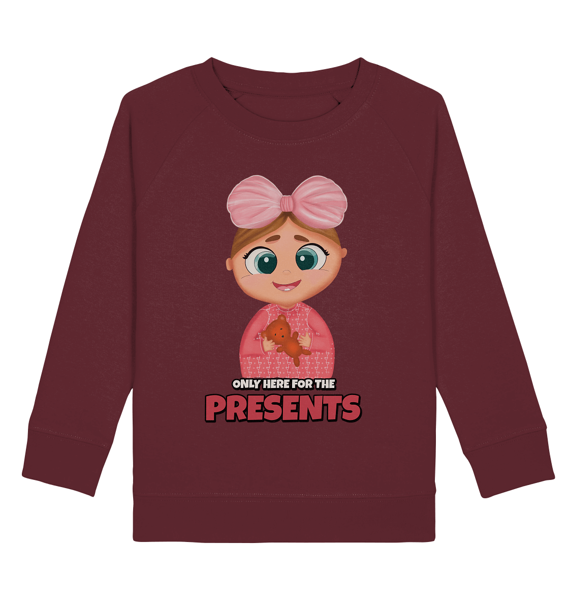 Cartoon BABY Kinder Sweatshirt mit handgezeichneten, süßen Cartoon.