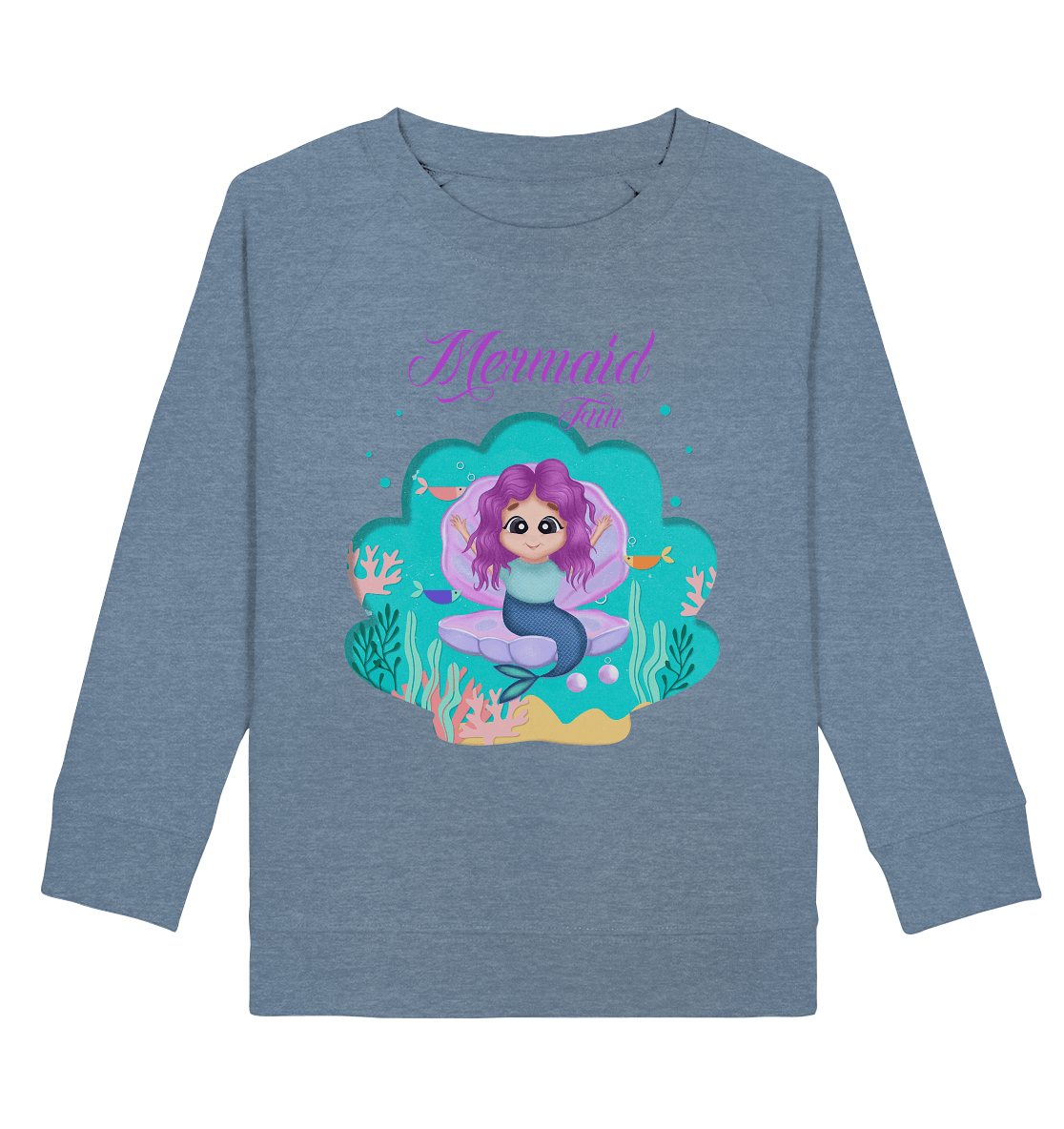Meerjungfrau Sweatshirt Mermaid Fun Merjungfrau cartoon sweatshit für mädchen von bloominic