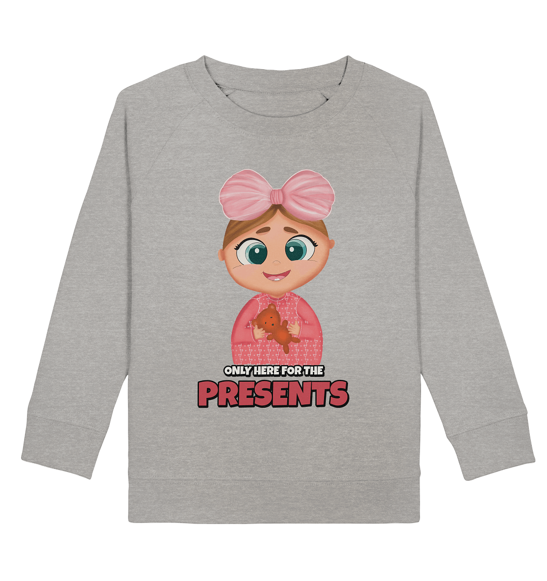 Cartoon BABY Kinder Sweatshirt mit handgezeichneten, süßen Cartoon.