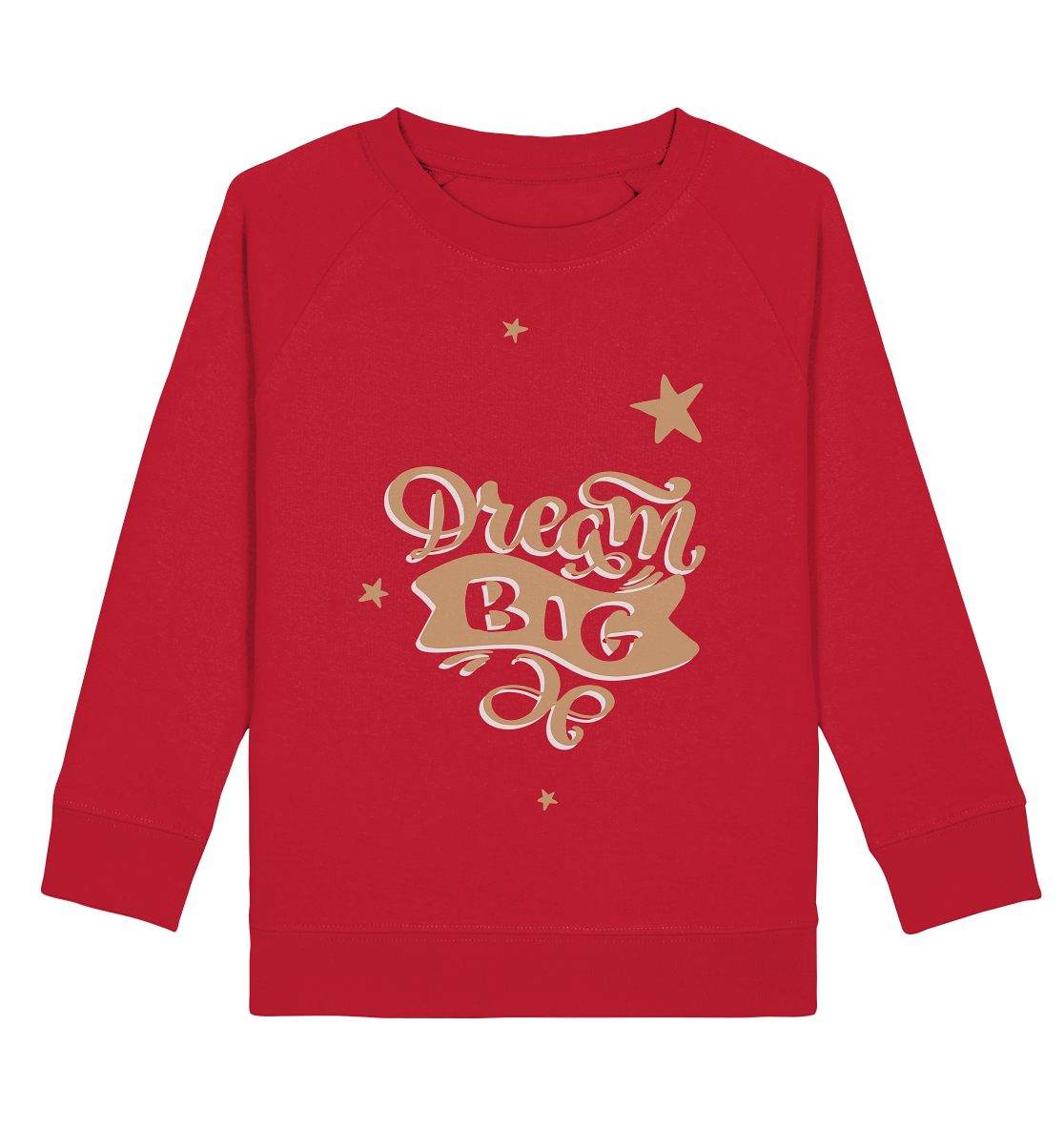 Dream Big Sweatshirt für mädchen in rot