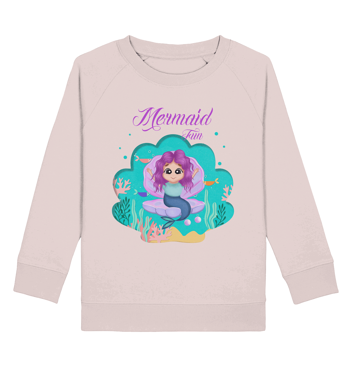 Meerjungfrau Sweatshirt Mermaid Fun meerjungfrau cartoon sweatshirt bloominic in hell rosa