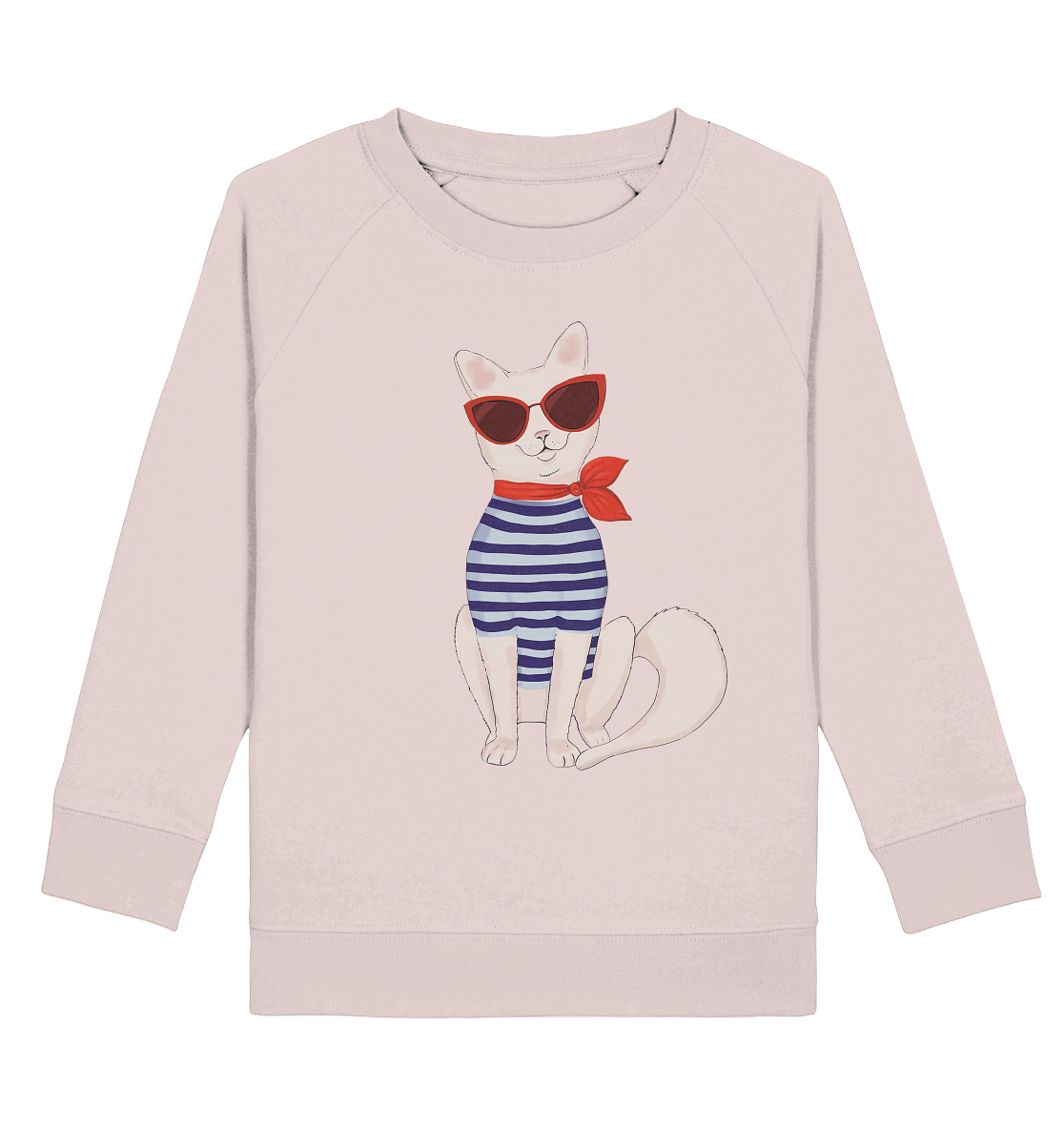 Katze Sweatshirt Fashion Katze marinen katze marine streifen hemd matrosenhemd katze