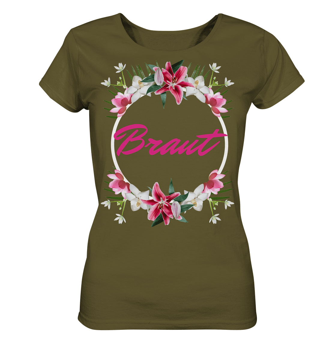 JGA Braut Blumen Shirt