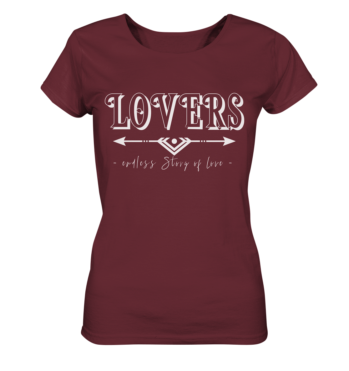 LOVERS endless story of Love T-Shirt Damen Lovers t shirt couple goals