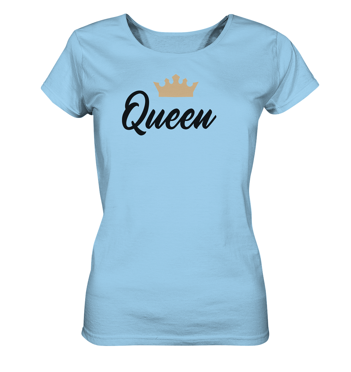 Queen Familienoutfit King & Queen T-Shirt in blau