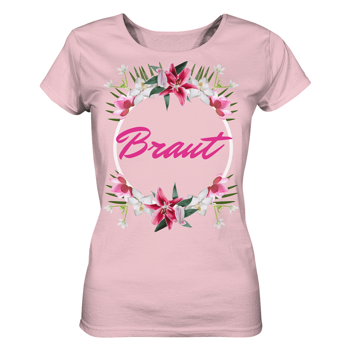 JGA Braut Blumen Shirt