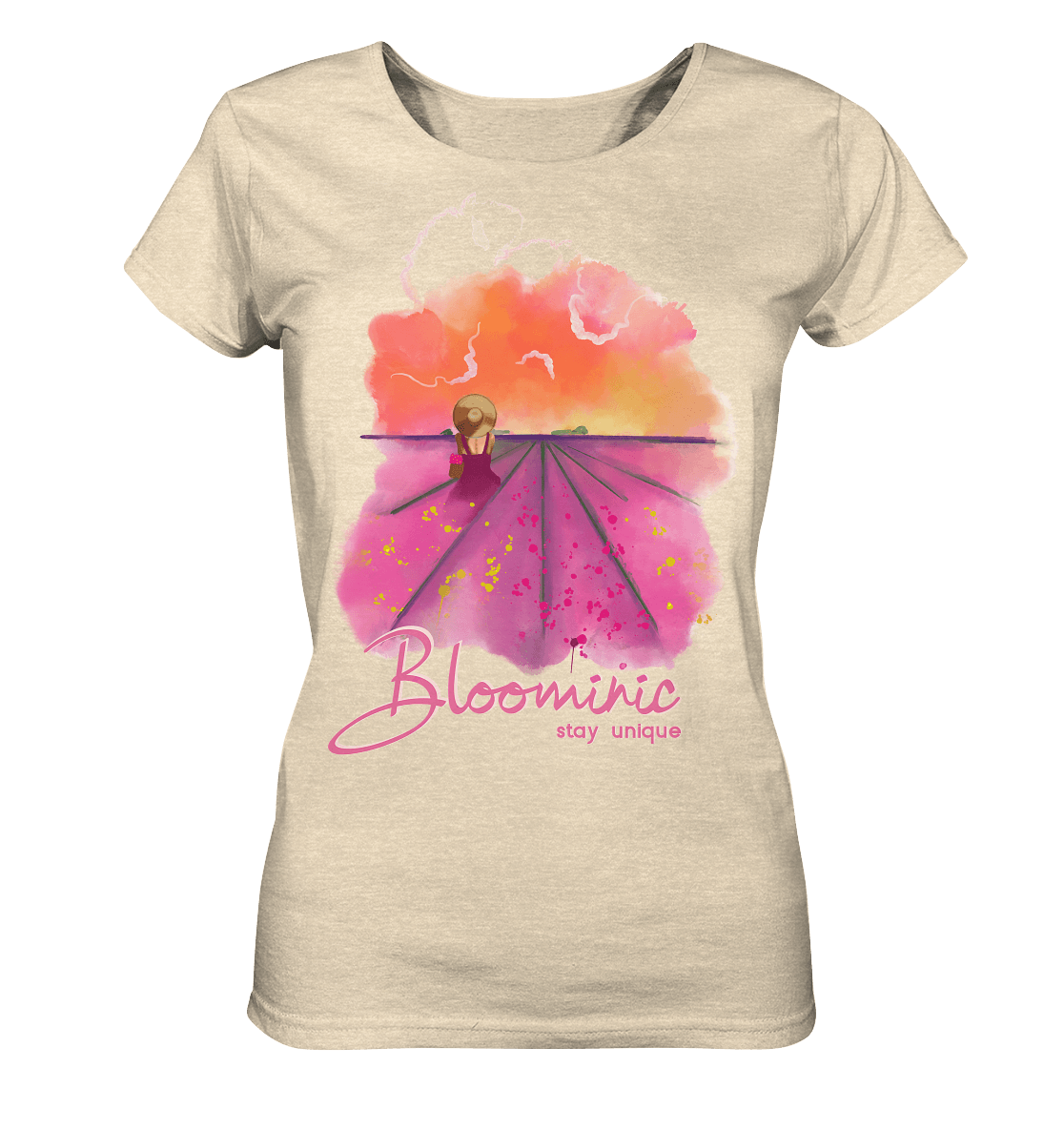 Lavendelfelder Watercolor Shirt Bloominic