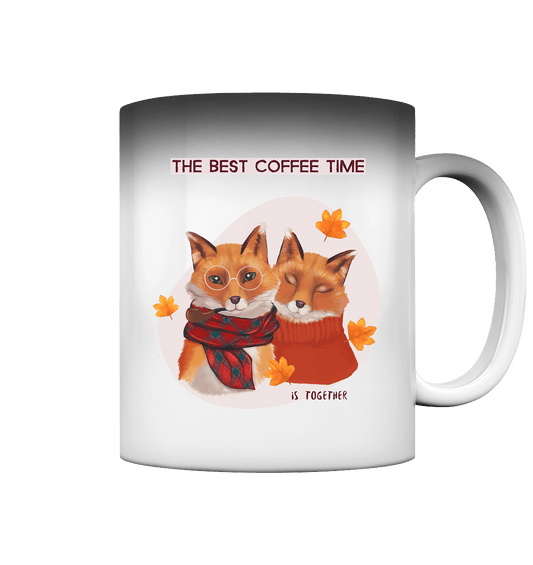 Magic Tasse Fuchspärchen im Herbst kaufen the best coffee time