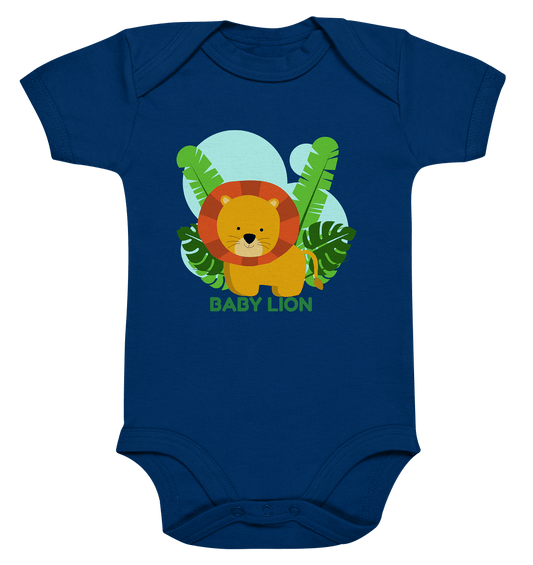 Baby Body mit kleinem Löwen "Baby Lion."  Strampler