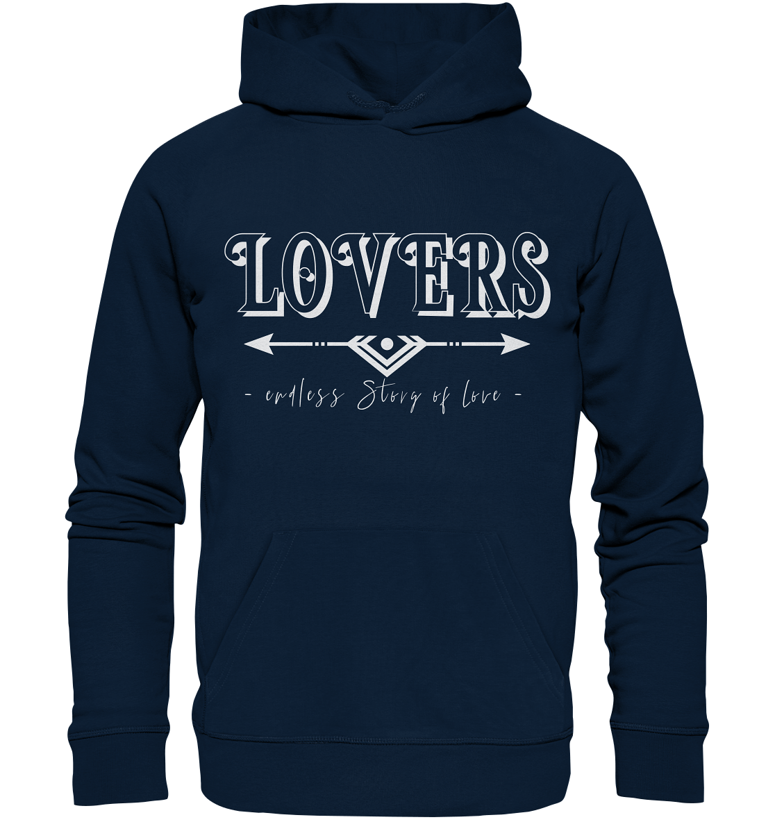 LOVERS endless story of Love Pärchen Pullover couple goals lovers endless Love  pullover in navy blue