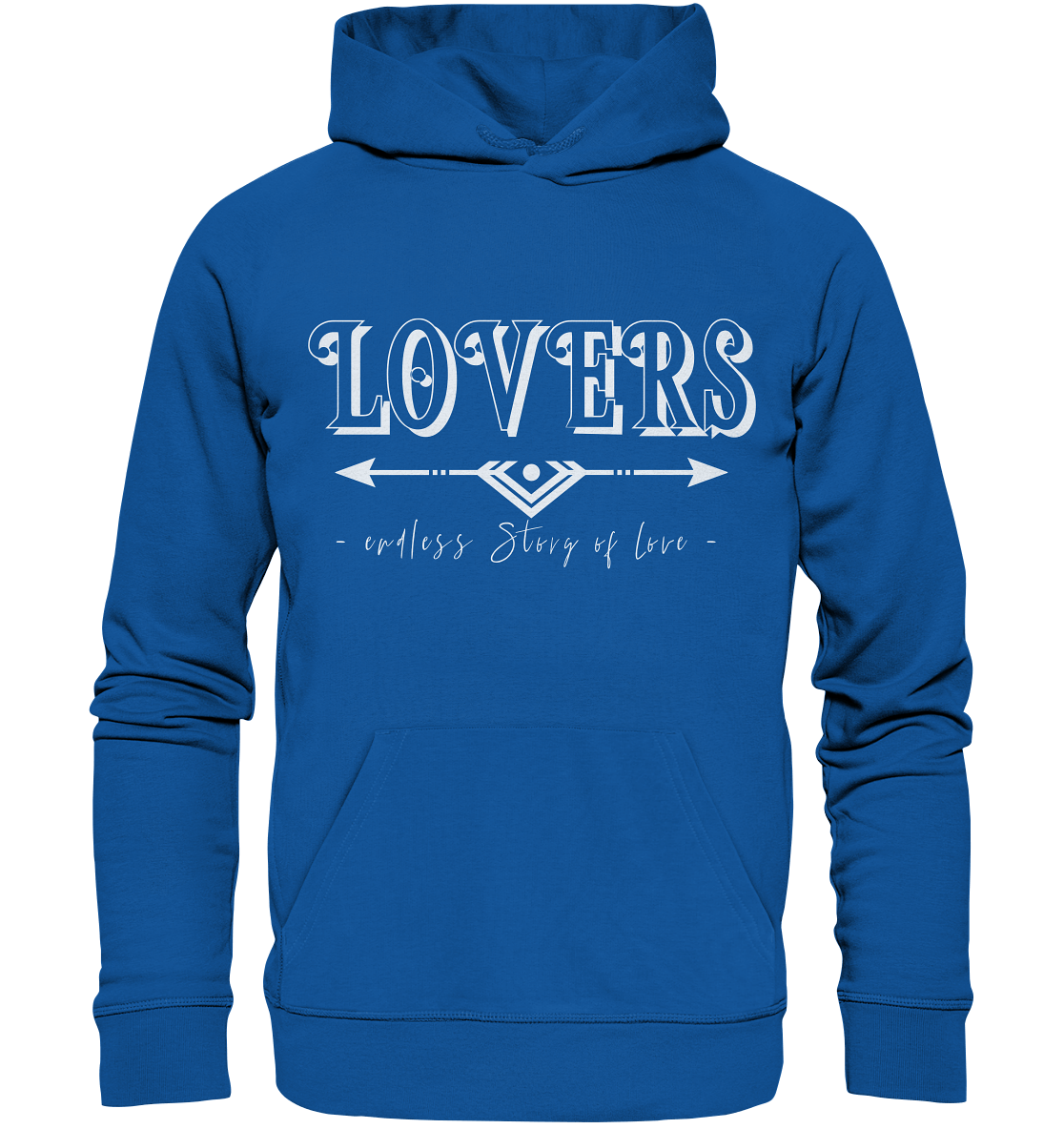 LOVERS endless story of Love Pärchen Pullover in blau endless love couple goals hoodie