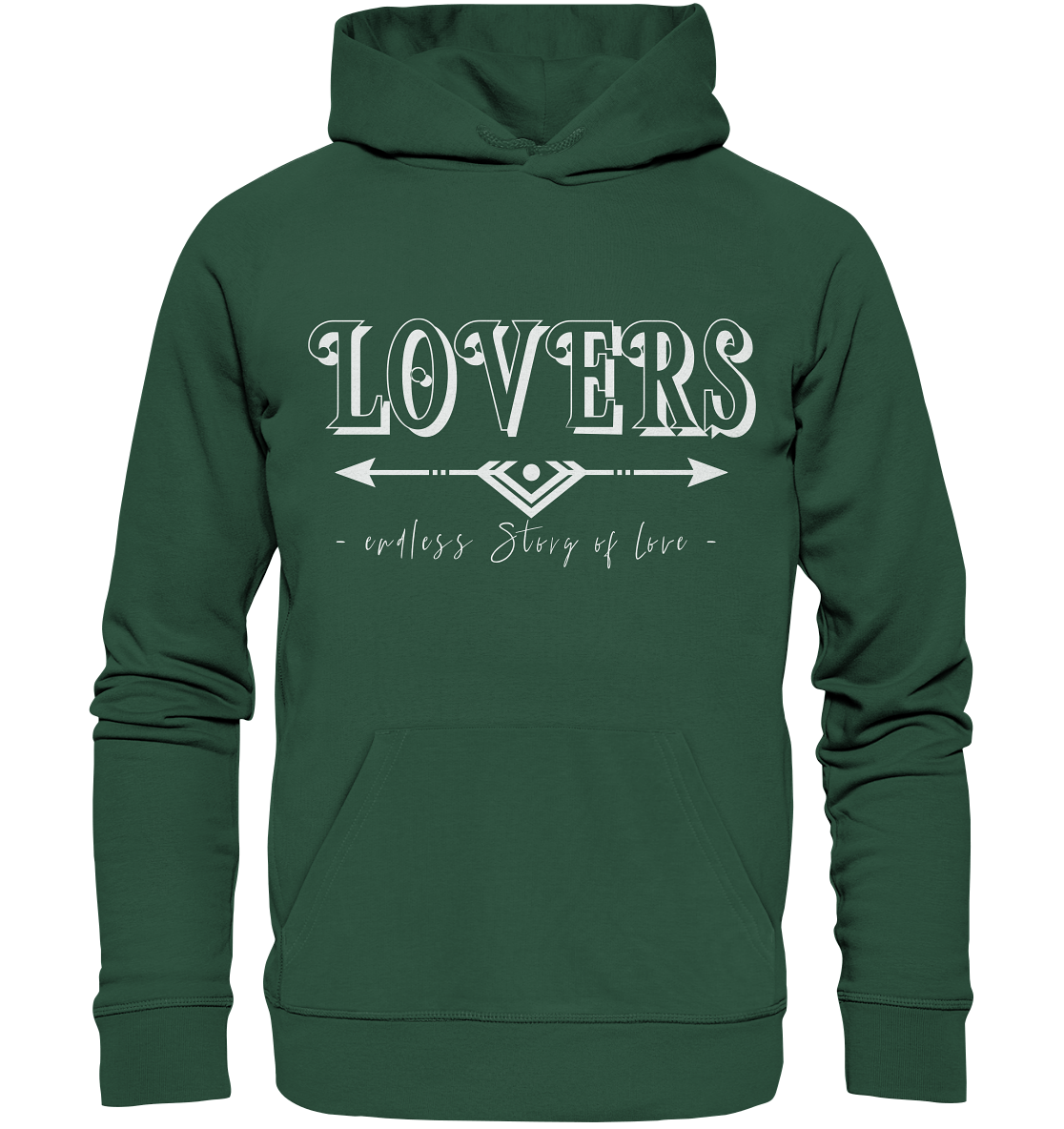 LOVERS endless story of Love Pärchen Pullover in grün couple goals hoodie