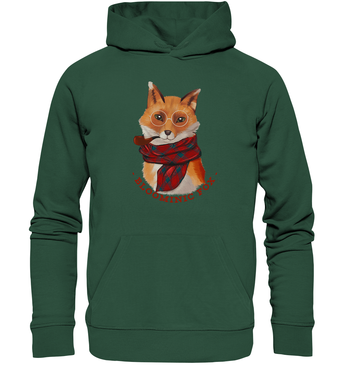 Unisex Kapuzenpullover mit Bloominic Fuchs