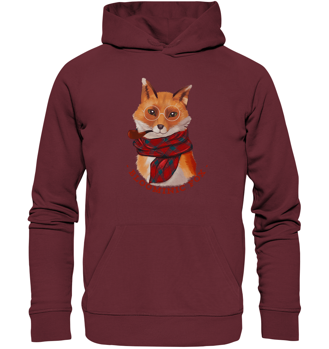 Unisex Kapuzenpullover mit Bloominic Fuchs