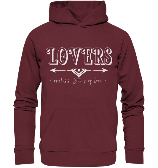 LOVERS endless story of Love Pärchen Pullover endless love in burgundi