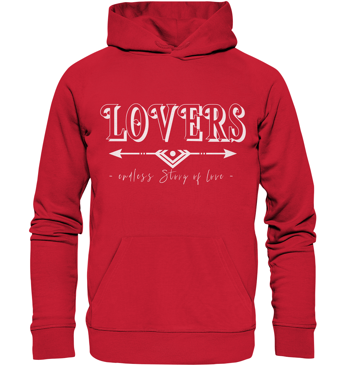 LOVERS endless story of Love Pärchen Pullover in rot