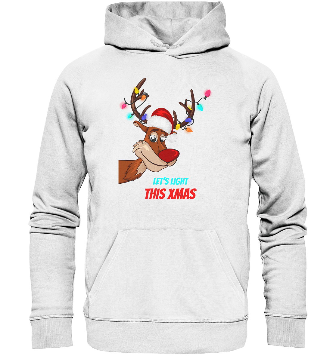 Rudolph-Pullover-Weihnachtspullover-xmas-hoodie-weiß