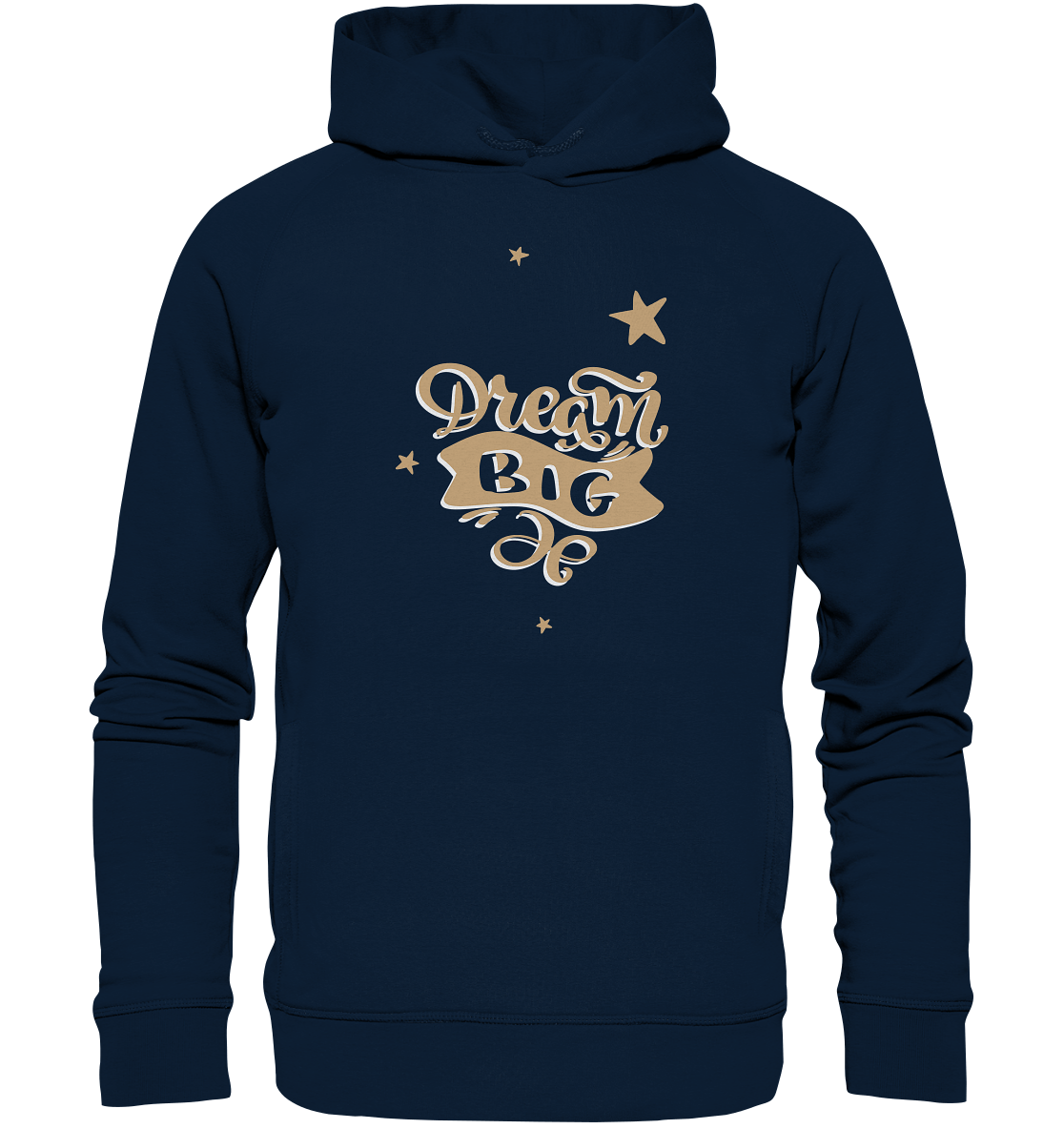 Dream Big Fashion Kapuzenpullover in navy von Bloominic Gold Statement 