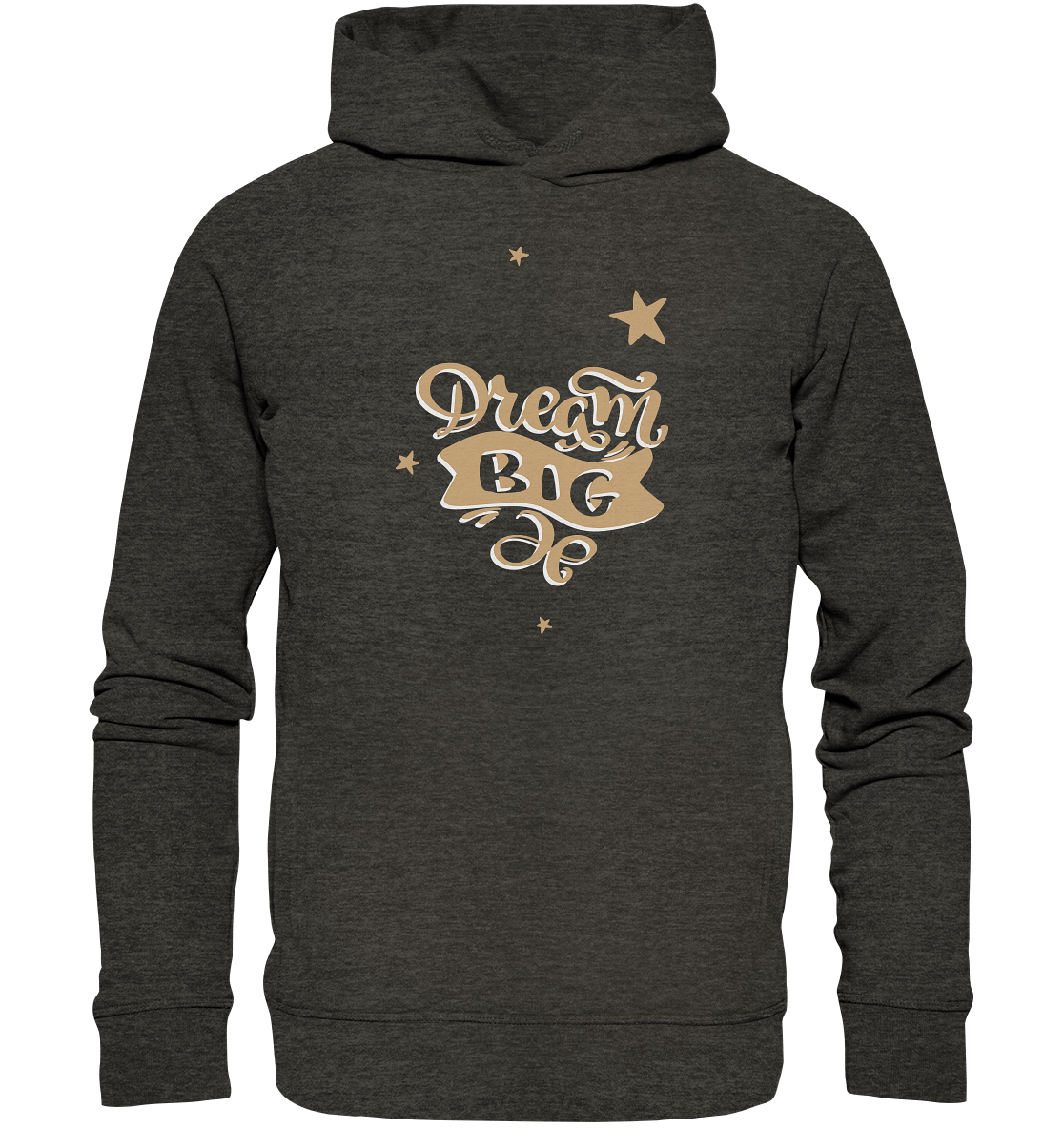 Dream Big Fashion Kapuzenpullover in grau
