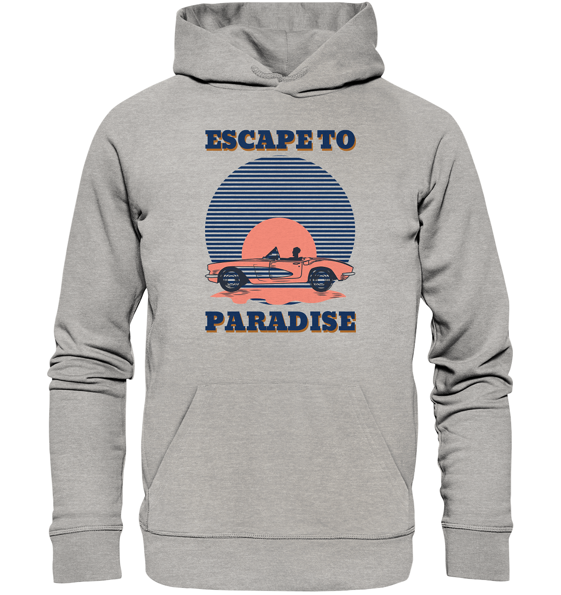 Herren Hoodie "Escape to Paradise"