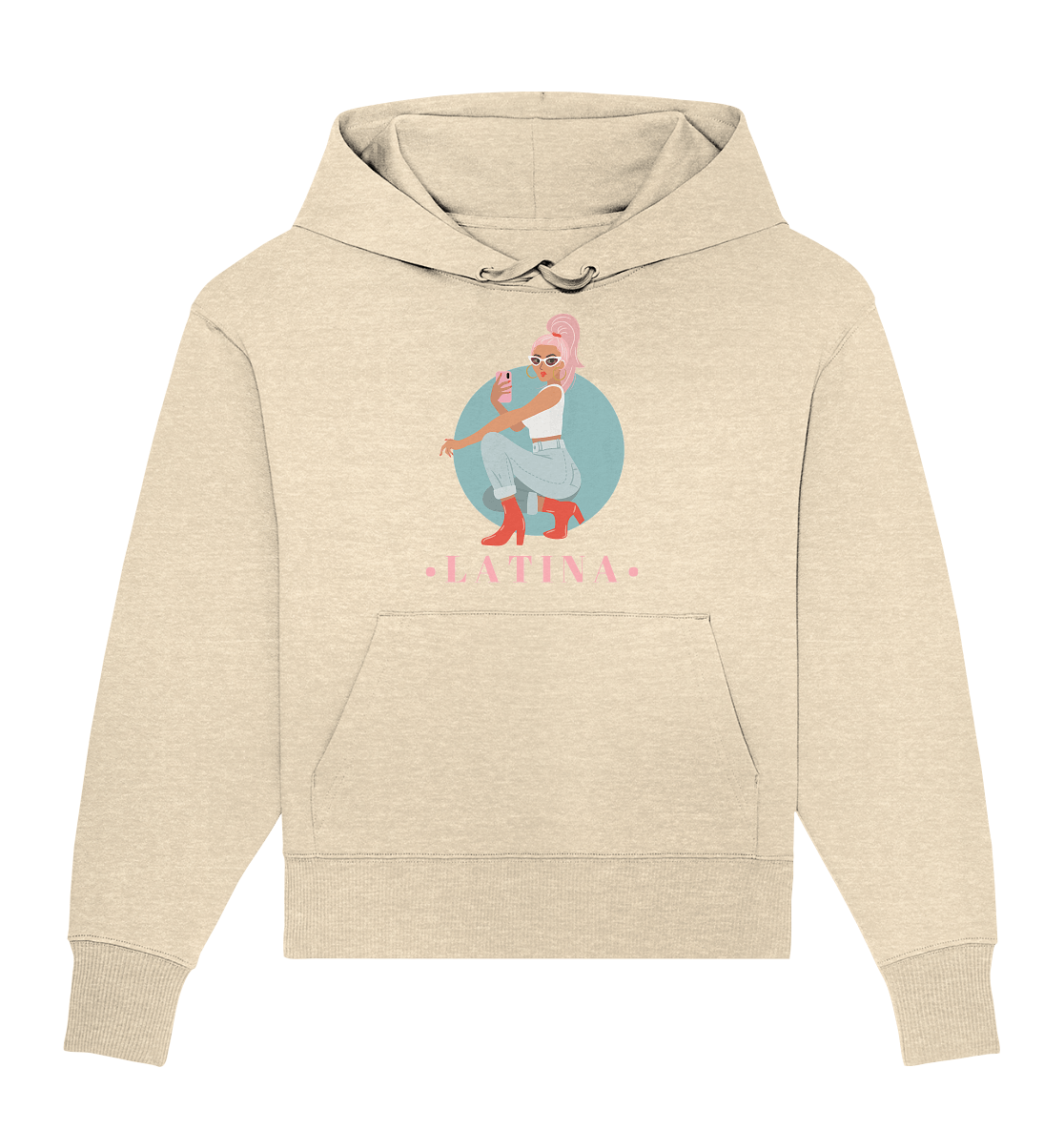 Latina  Girl Oversize Hoodie Damen