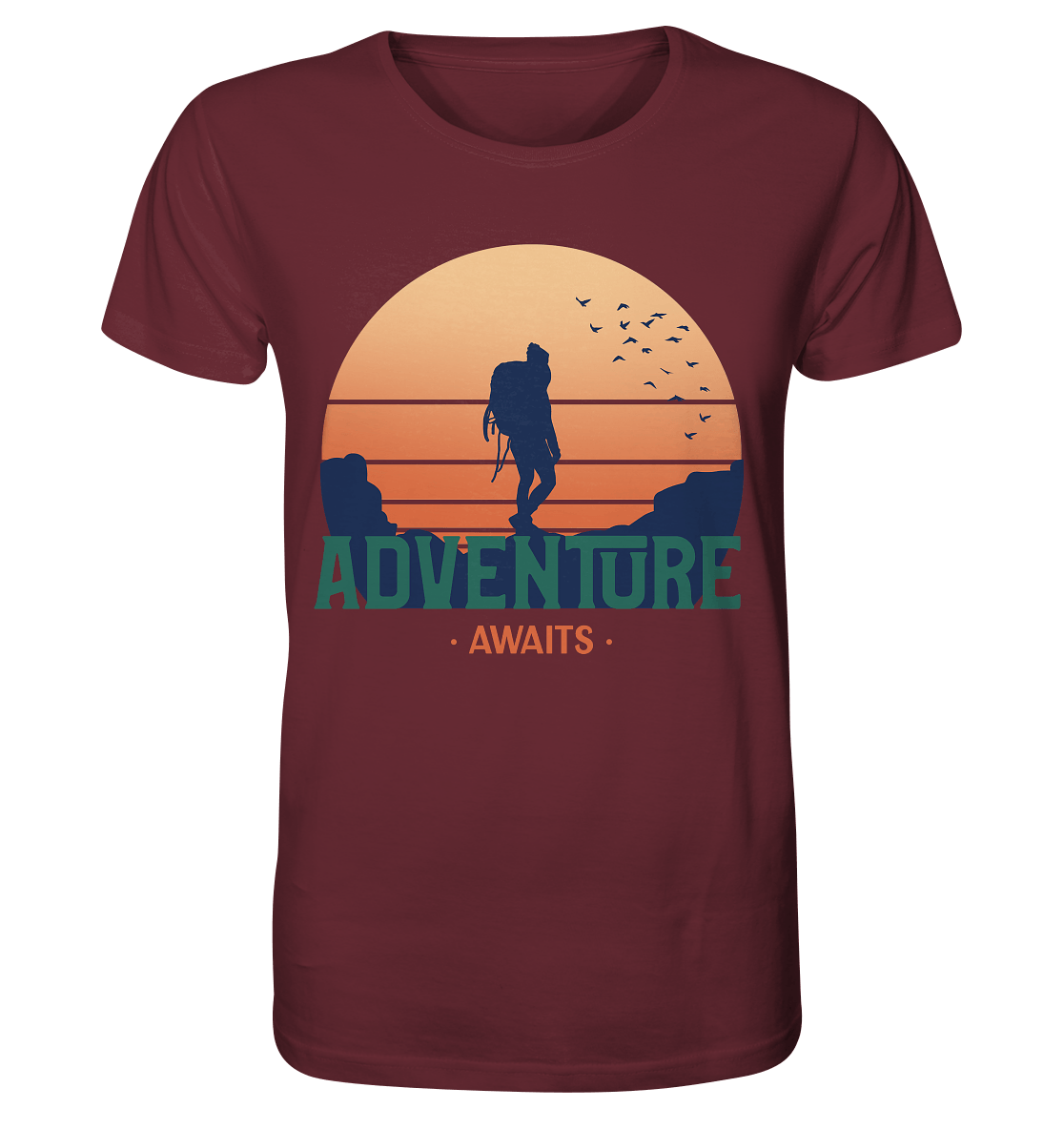 Adventure Wanderer Herren Shirt mit Wandrer Front Print
