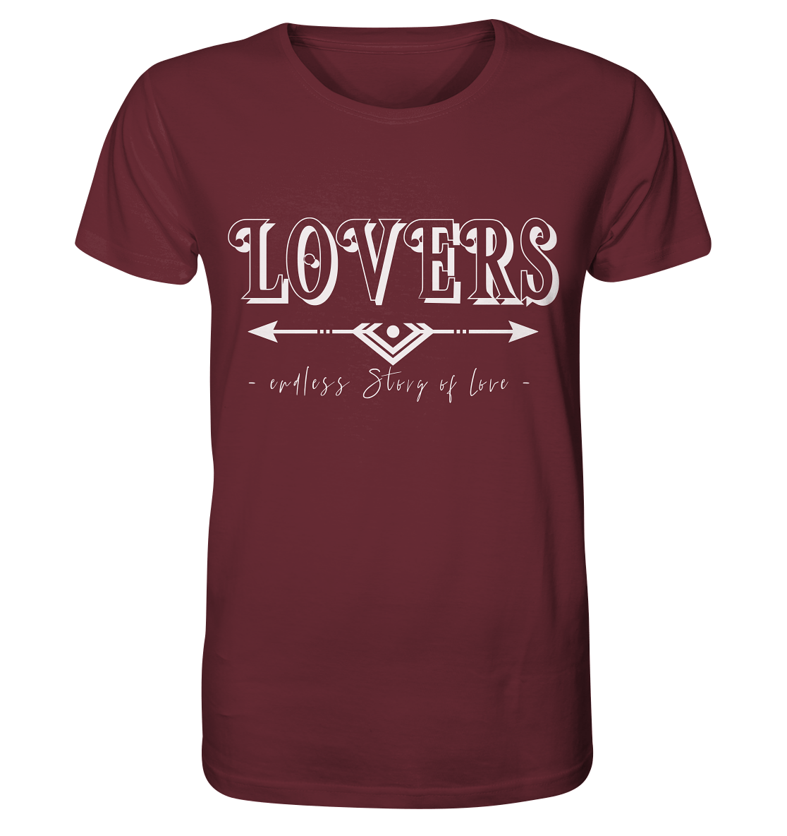 LOVERS Couple T-Shirt Herren couple goals t shirt in burgundi