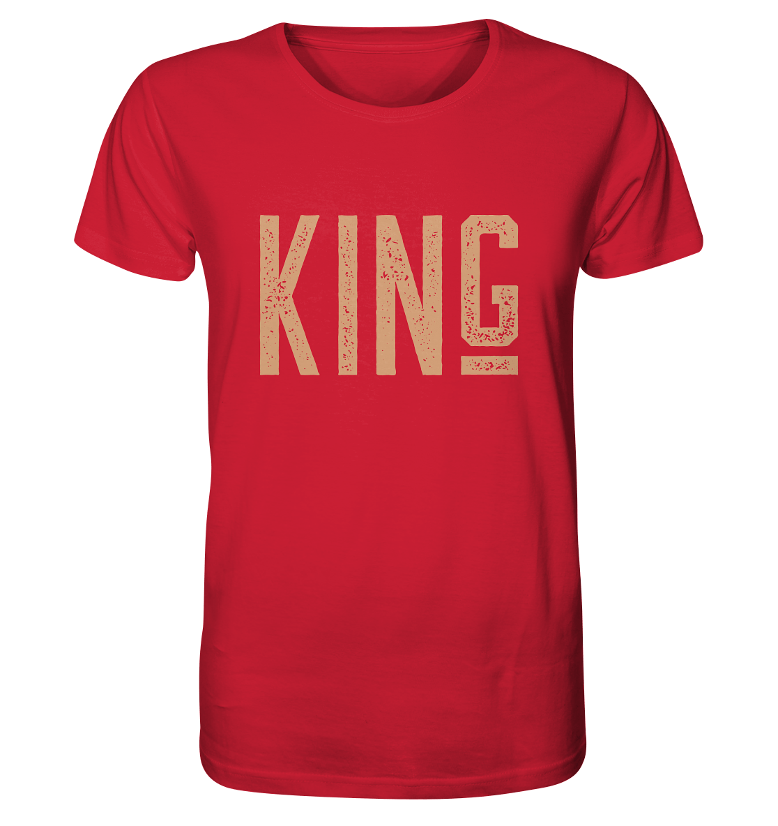 King T-Shirt für das Familienoutfit oder Partnerlook Herren couple goals king & QueenT-Shirt 