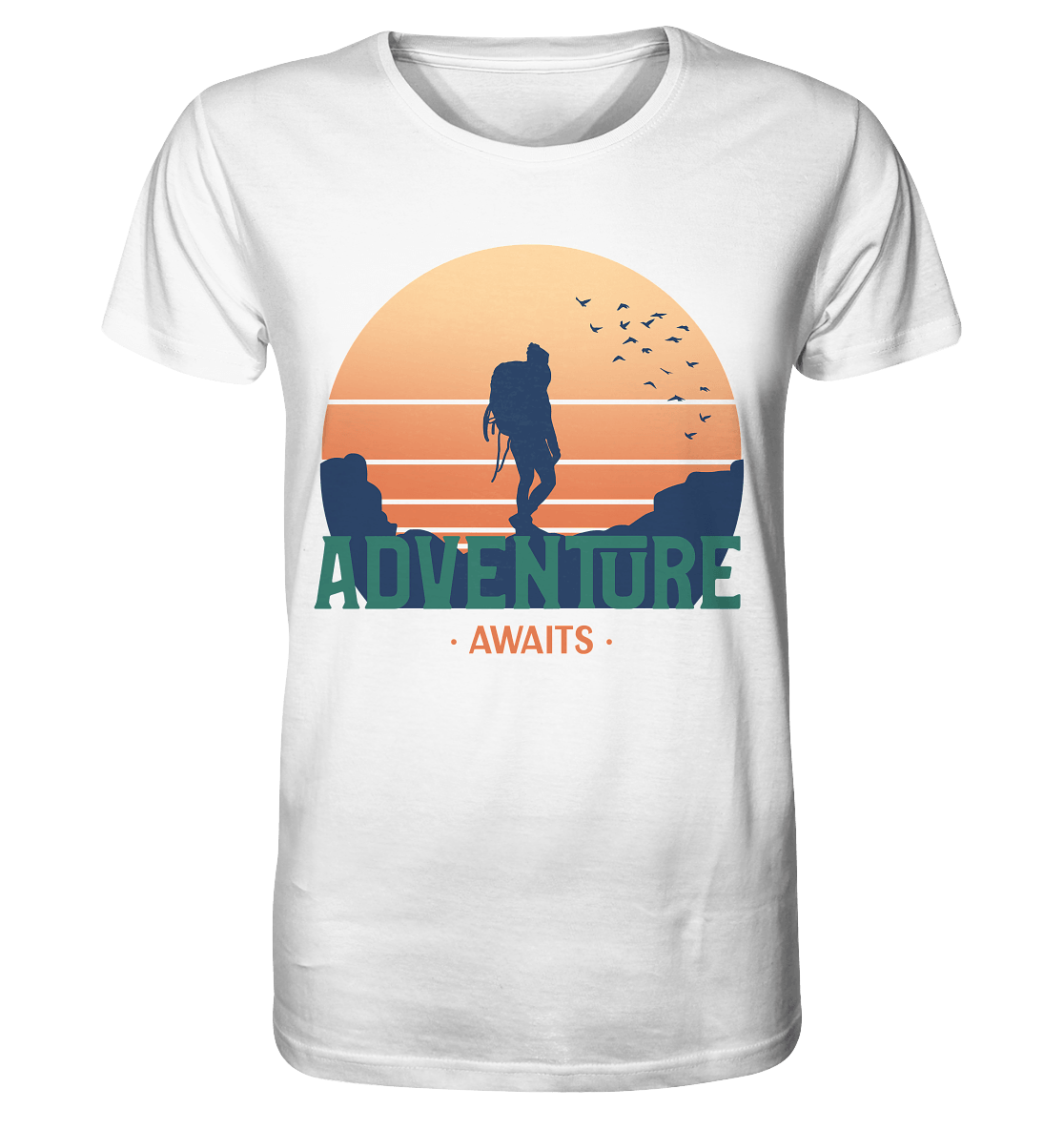 Wanderer Adventure Wanderer Herren Shirt in weiß