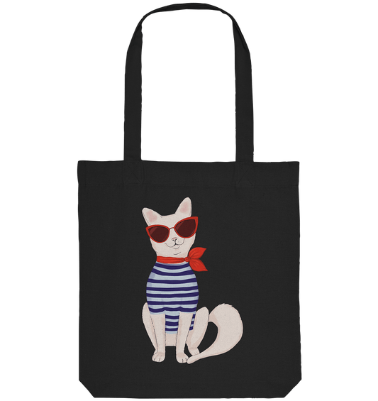 Tasche mit Fashion Katze Print