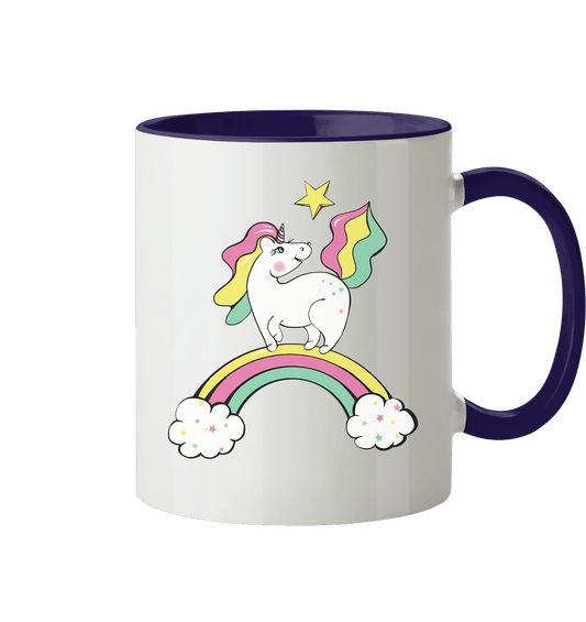 Tasse Einhorn Pferdchen auf dem Regenbogen Unicorn Tasse