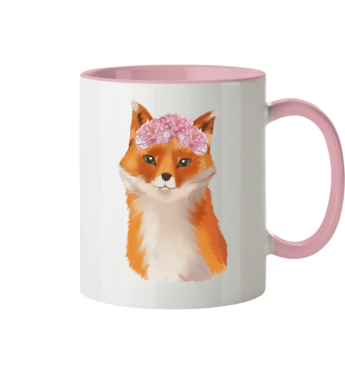 Tasse "Fuchs mit Blumen"