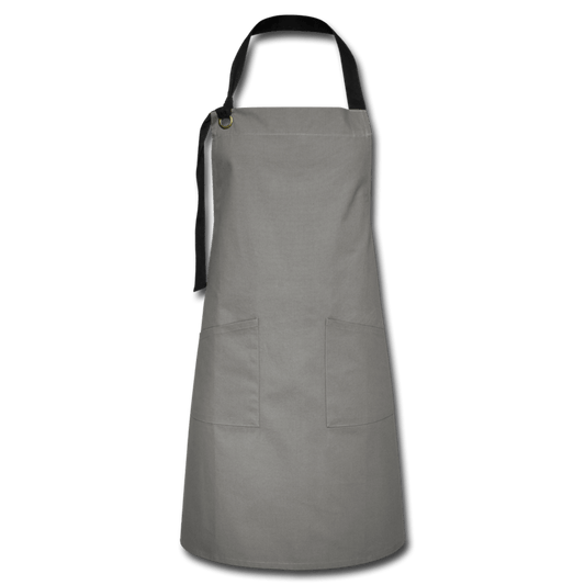 Artisan Schürze Personalisierbar - Anthrazit/Schwarz