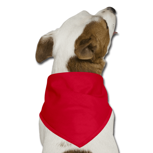 Hunde Bandana Personalisierbar - Rot