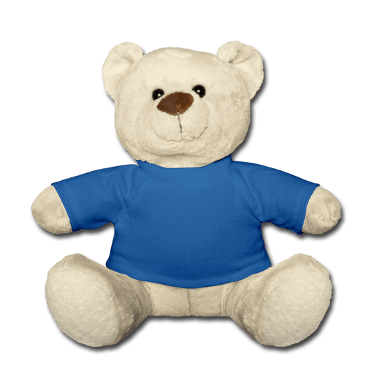 Kuschel Teddybär Personalisierbar - Königsblau