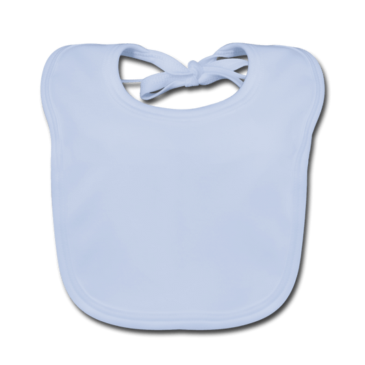 Baby Bio Lätzchen Personaliesierbar - sky Blue